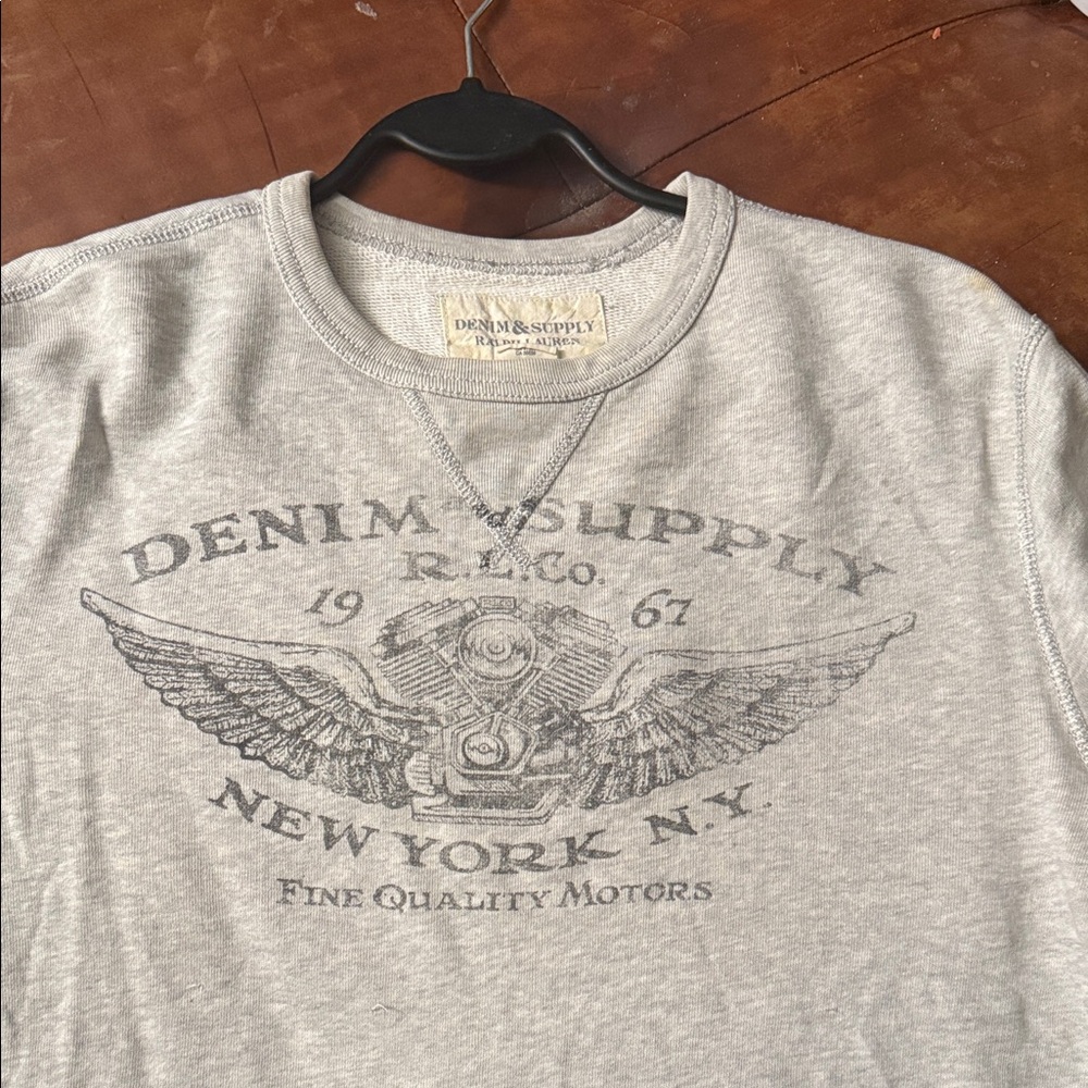 Denim & Supply Ralph Lauren Flying Engine Logo Sweatshirts